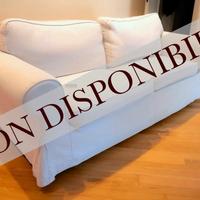 Divano Letto 2 Posti mod. EKTORP (IKEA) col.Bianco