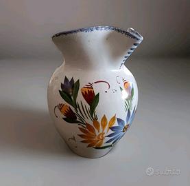 Brocca in maiolica R Tion Breton anni 20