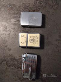LOTTO 3 ACCENDINI: RONSON VARAFLAME E ZIPPO