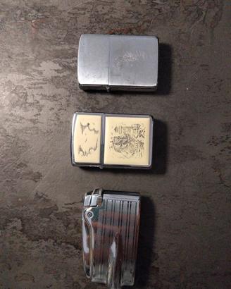LOTTO 3 ACCENDINI: RONSON VARAFLAME E ZIPPO