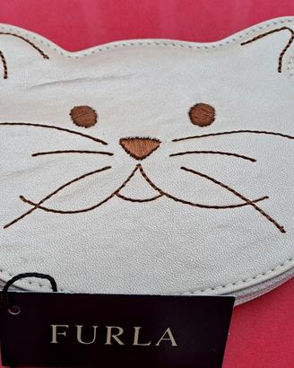 Portamonete FURLA di pelle a GATTO- nuovo 