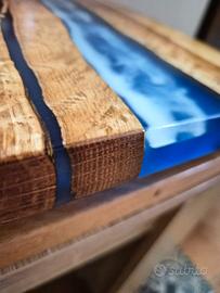 taglieri in legno e resina epossidica