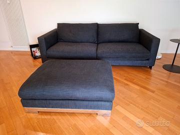 Divano Molteni & C mod. Reversi + pouf originale