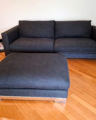 Divano Molteni & C mod. Reversi + pouf originale