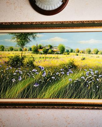 QUADRO AUTORE De LISE "PAESAGGIO IN FIORE”