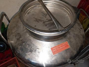 botte per vino e olio in acciaio 