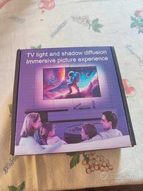 Tv light and shadow diffusion immersive picture