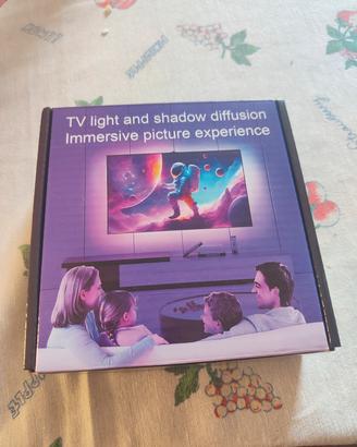 Tv light and shadow diffusion immersive picture