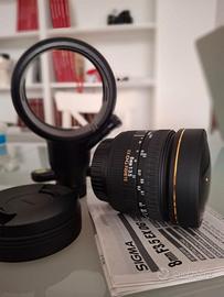 Obiettivo  Sigma 8mm F3.5 EX DG