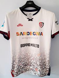 Maglia calcio cagliari Luperto #6 match worn COA