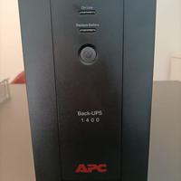 APC Back-UPS 1400 VA, 230 V, AVR, prese IEC usato