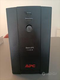 APC Back-UPS 1400 VA, 230 V, AVR, prese IEC usato