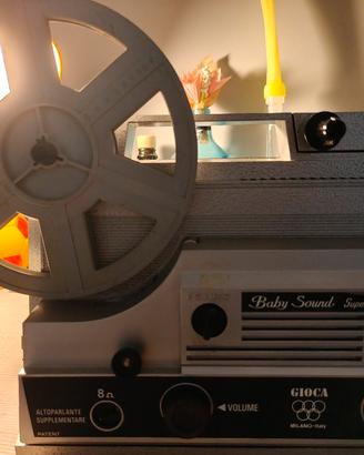 Proiettore vintage Gioca Baby Sound Super 8 50/N