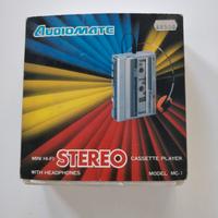 AUDIOMATE Mini Hi-Fi stereo cassette player, model