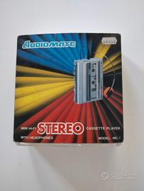 AUDIOMATE Mini Hi-Fi stereo cassette player, model