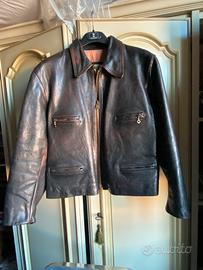 Giaccone avio in pelle Replay