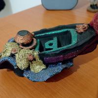 BARCA  IN PIETRA LAVICA