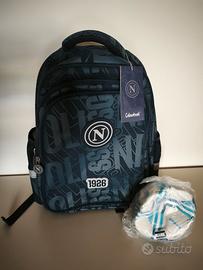 SSC Napoli Zaino Scuola Dark Blue 1926