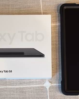 📱 Samsung Galaxy Tab S8, Custodia Rugged, S Pen📱