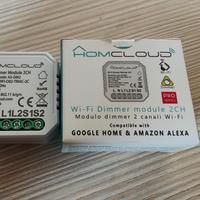 2 x smart dimmer homcloud wi-fi 2 ch alexa google