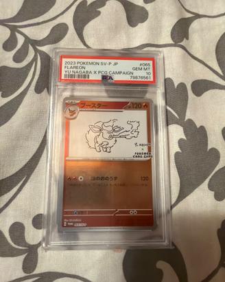 Carta Pokémon Flareon Yu Nagaba Promo #065/SV-P - 
