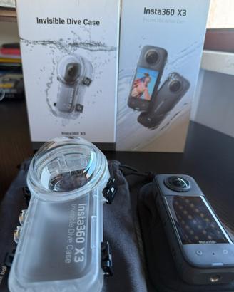 Insta360 X3 con accessori originali