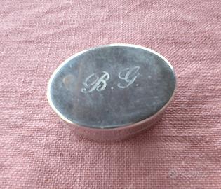 Portapillole Vintage Argento 800 Galbiati Milano 
