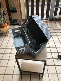 Set cestini in plastica