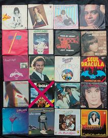 Lotto 40 dischi vinili 45 giri musica Pop-Rock 