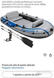 gommone con motore elettrico