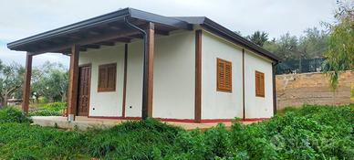 casa prefabricata in legno lamellare di circa 44m2