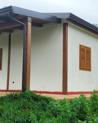 casa prefabricata in legno lamellare di circa 44m2