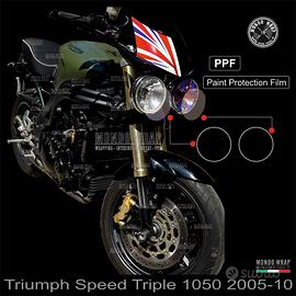 protezione fari PPF Triumph Speed Triple 1050