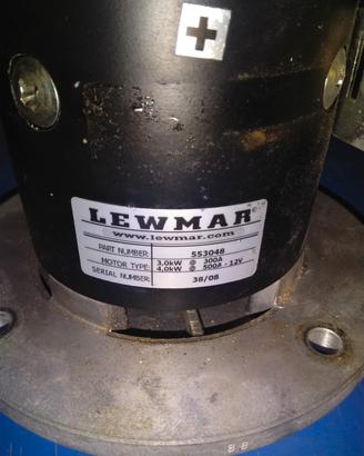 motore lewmar 3kw per elica di prua 553048