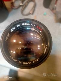 TELEOBIETTIVO CANON    200 mm