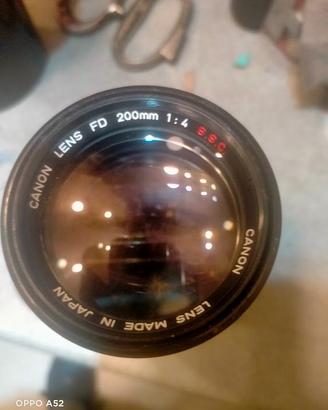 TELEOBIETTIVO CANON    200 mm