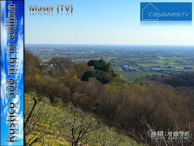 Rustico 400 mq in collina a Maser (TV) Rif. 1875