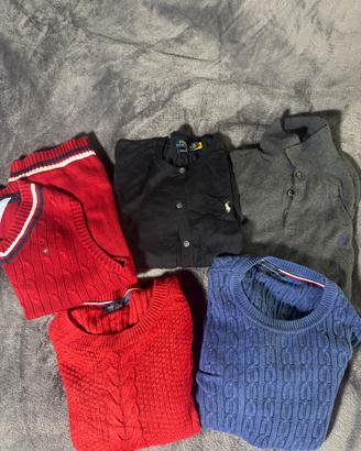 Box abbigliamento Ralph Lauren / Lacoste / firme