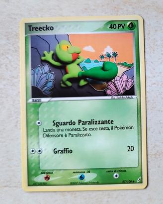 Treecko 67/100 Ex Crystal Guardians Pokemon 