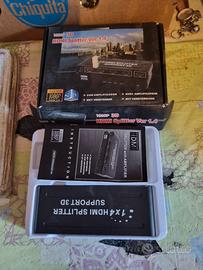 0518-HDMi Splitter x4 Support 3D Con Scatola