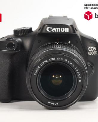 Canon EOS 4000D + Canon EFS 18/55 III