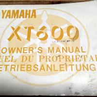 YAMAHA XT 600-43 F-28199-80-MANUALE MANUTENZIONE