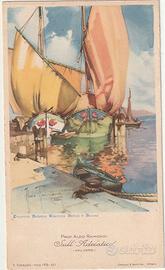STAMPA PUBBLICITARIA D'EPOCA A 1938 SULL'ADRIATICO