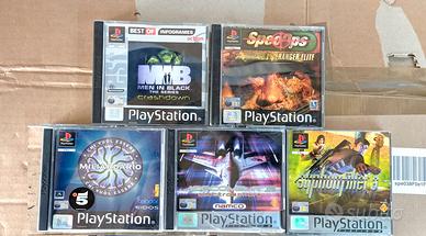 Lotto 5 cinque Giochi originali play station 1 Ps1