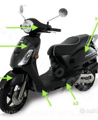 KIT CARENE 8 PEZZI SYM FIDDLE 2 50CC 2011 2021