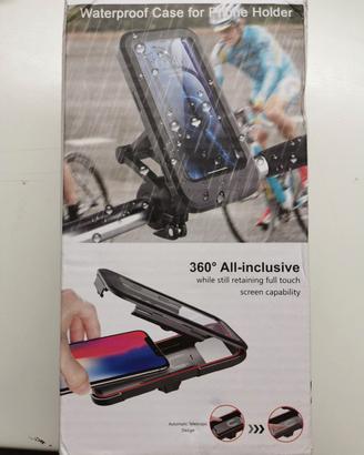 Supporto smartphone impermeabile da manubrio