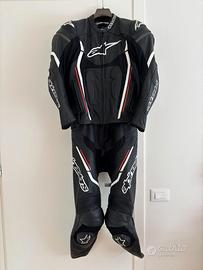 Tuta in pelle Alpinestars Motegi V2 divisibile