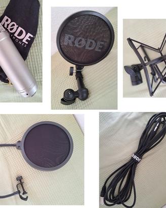 Microfono Rode NT1-A con accessori in garanzia