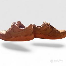 Nike Air Force 1 Flax Suede 40.5 Beige Wheat 🔥 Ot