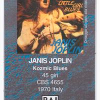 Card n. 48 allegata alla Rivista Raro-Janis Joplin